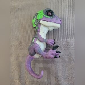Purple and Green Fingerlings Dinosaur Interactive Action Figure